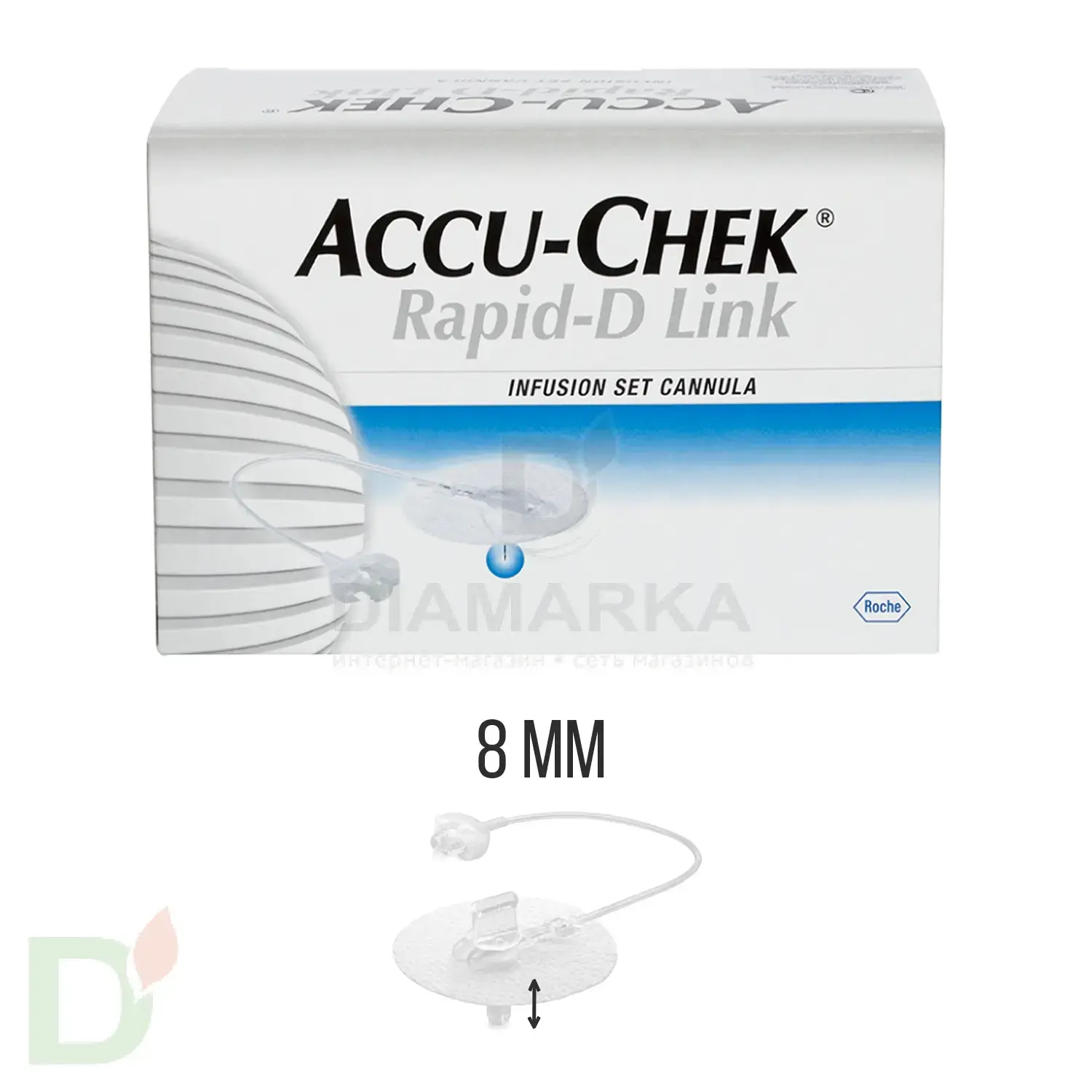 Акку-Чек Репид-Д Линк, игла 8 мм, 1 шт. в Санкт-Петербурге