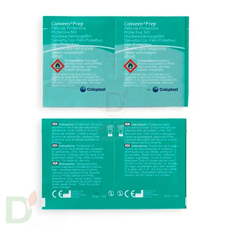 Пленка защитная Coloplast Conveen Prep/Колопласт Конвин Преп №1