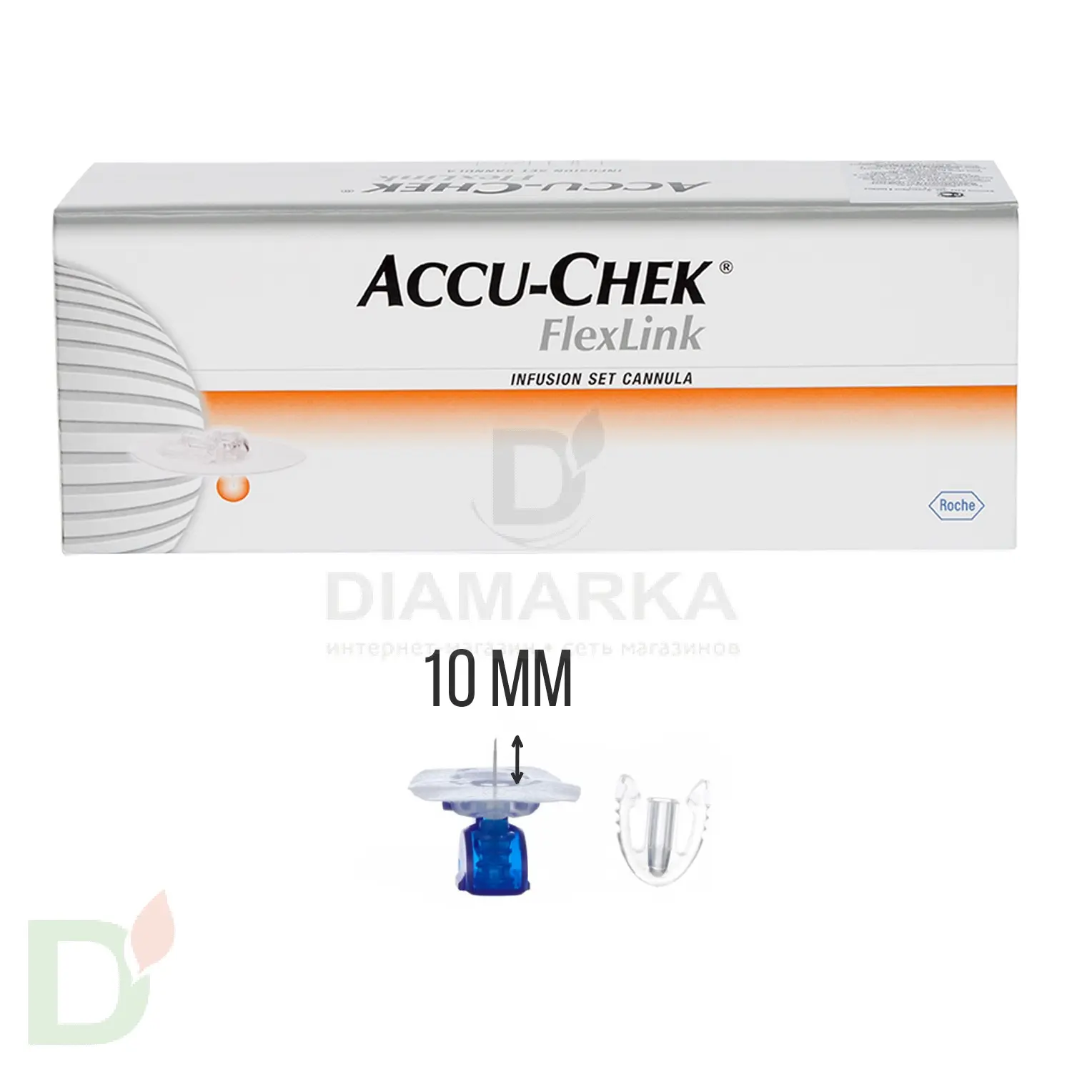 Акку-Чек Флекс-Линк, игла 10 мм (канюля), 1 шт. в Санкт-Петербурге