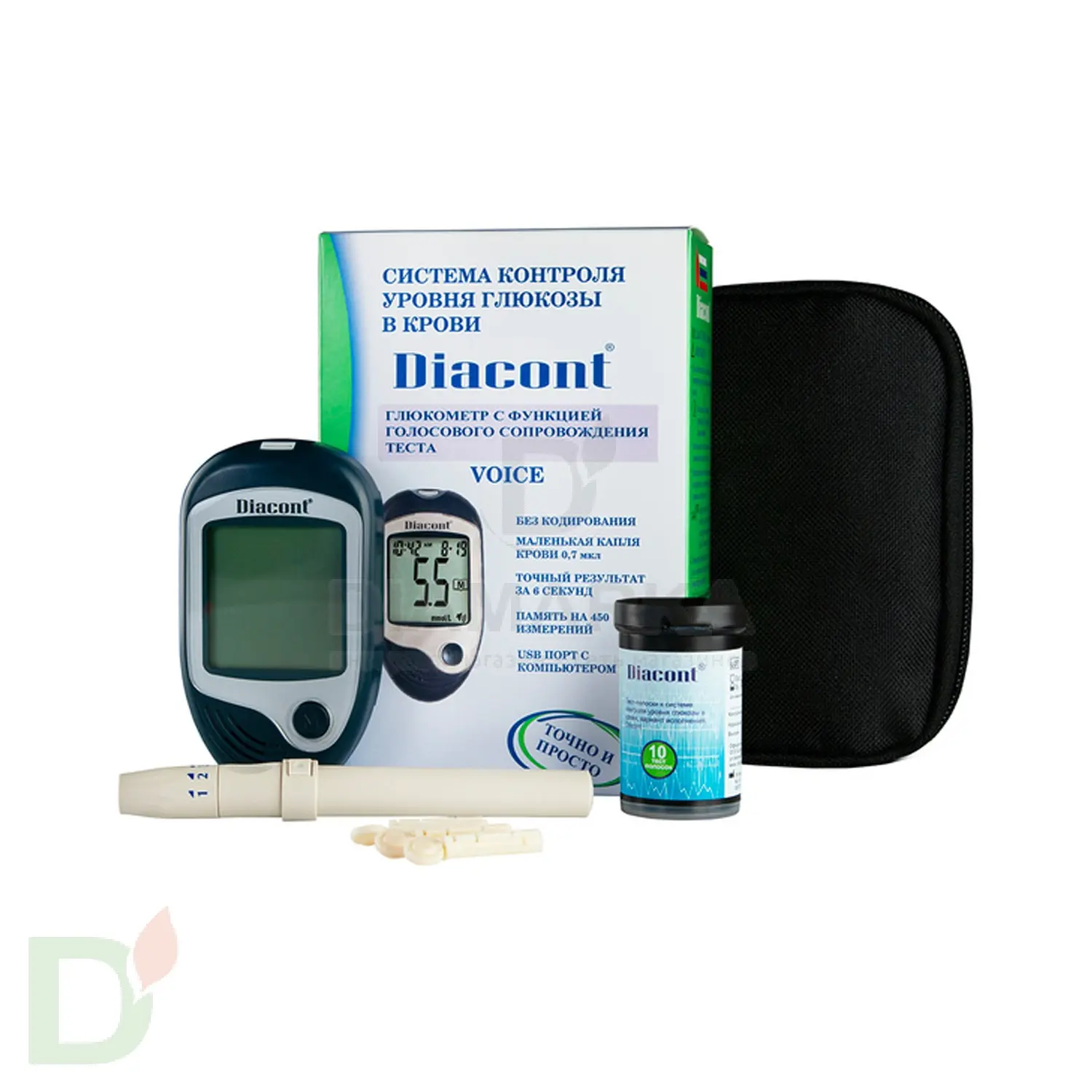 Глюкометр говорящий Diacont Voice в Санкт-Петербурге