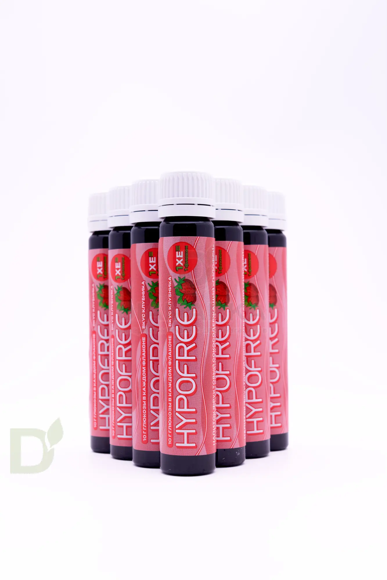 Напиток фруктовый HYPOFREE (1ХЕ) Клубника, упак. 10 туб