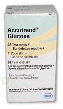 Тест-полоски Accutrend Глюкоза № 25