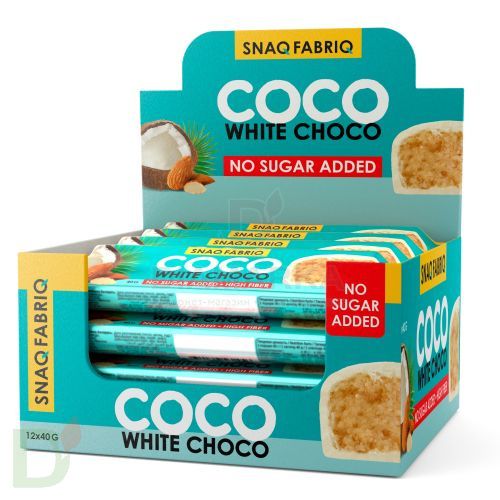 Батончик Snaq Fabriq глазированный Кокосово-миндальный десерт 40гр* в Санкт-Петербурге