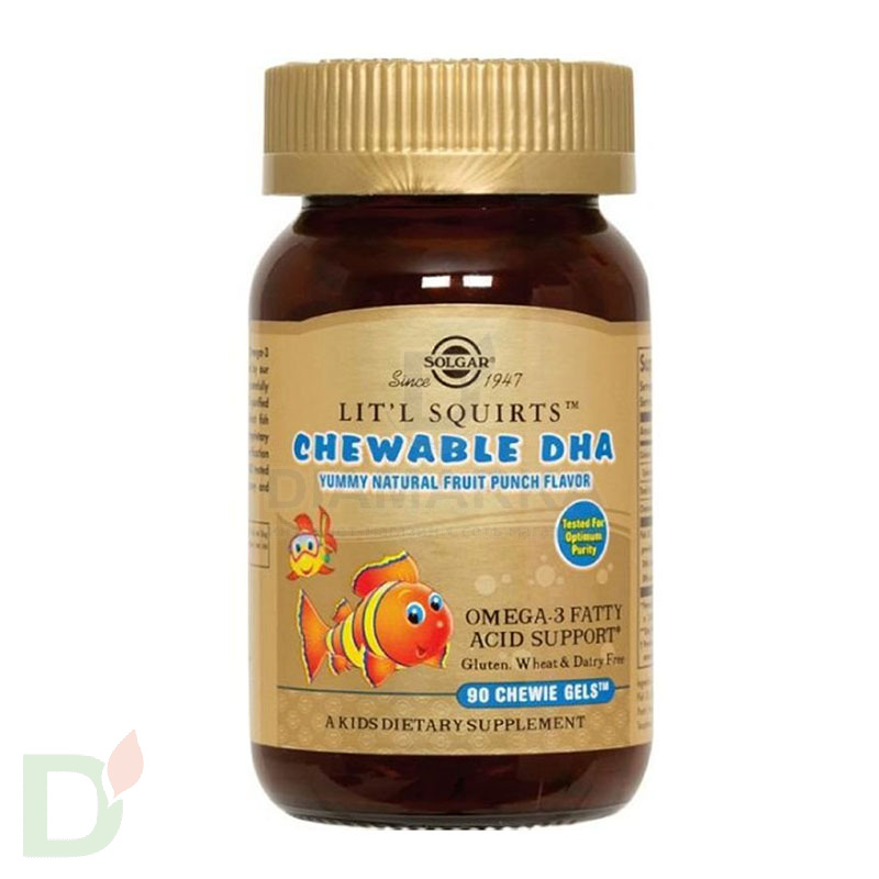 Витамины для детей Солгар Золотые рыбки ПНЖК Омега-3 (ДГК и ЭПК), 90 капс. в Санкт-Петербурге