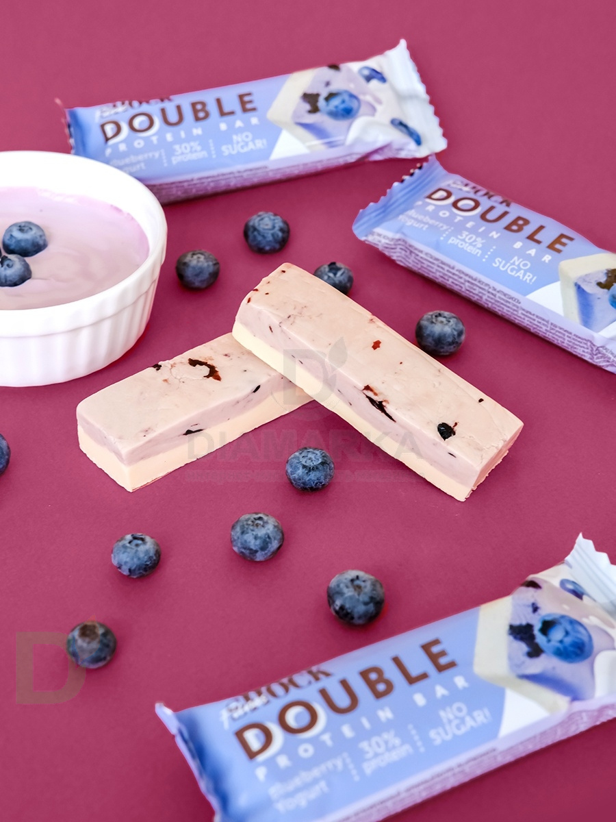 Батончик протеиновый FitnesShock Черничный йогурт 40гр. в Санкт-Петербурге