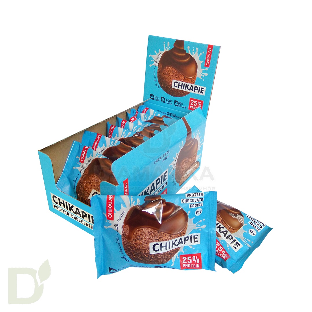 Печенье CHIKALAB глазированное Шоколад 60гр.