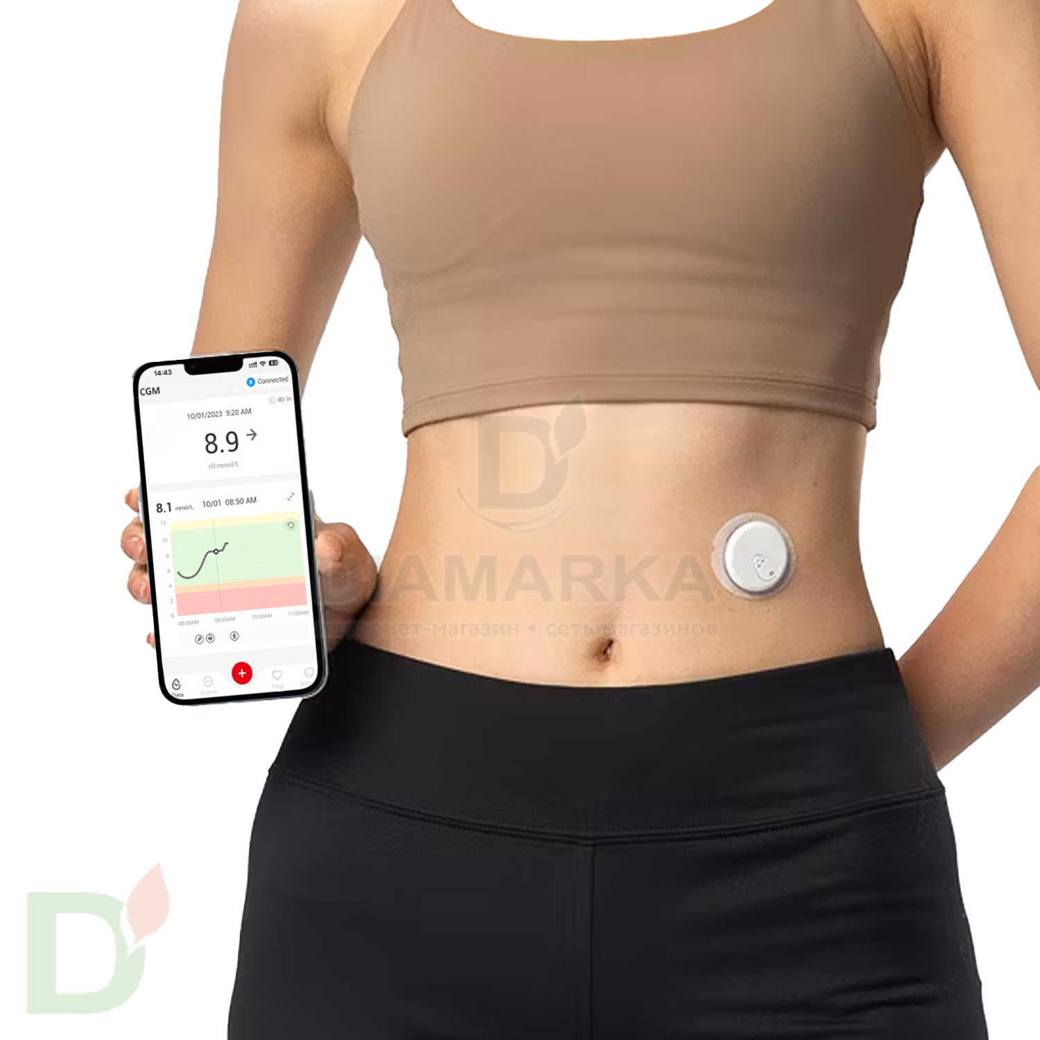 Сенсор непрерывного мониторинга глюкозы Sinocare iCan i3 CGM