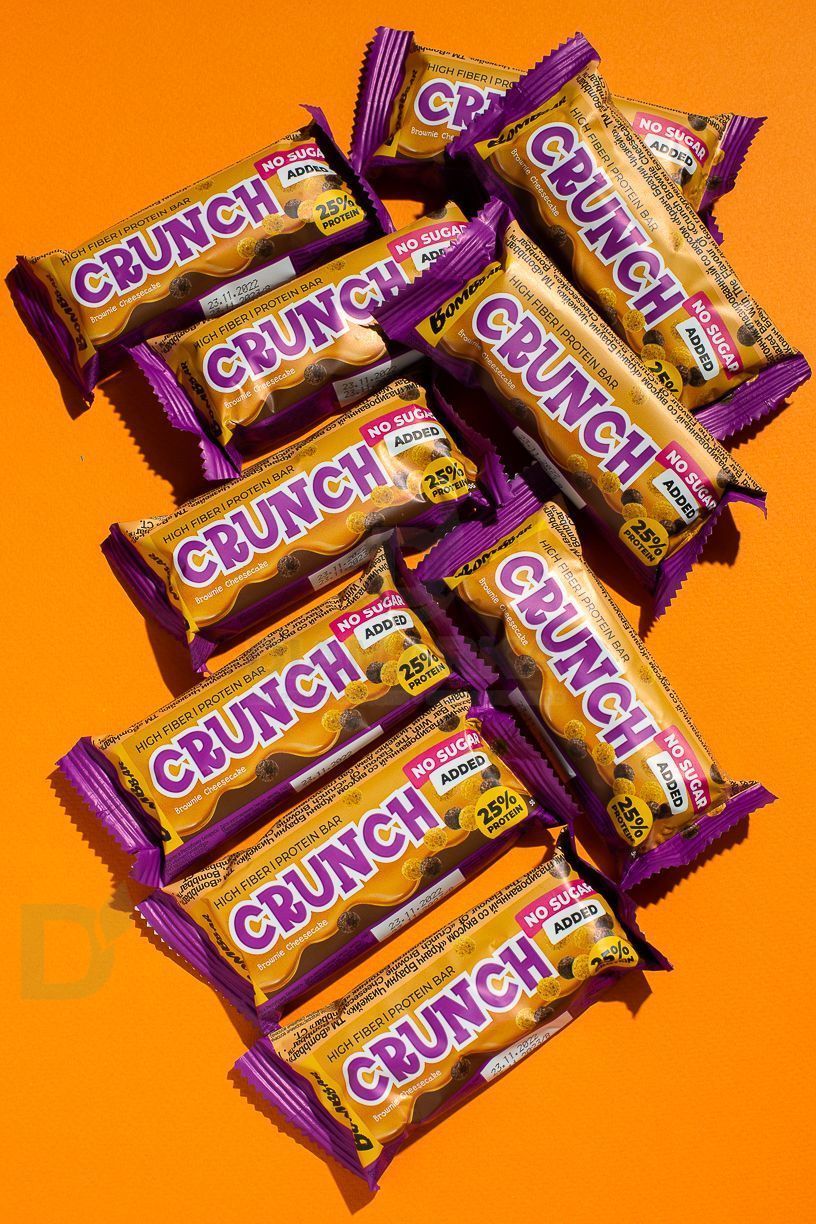 Батончик протеиновый BOMBBAR глазированный Кранч Ваниль Чизкейк 50гр. в Санкт-Петербурге