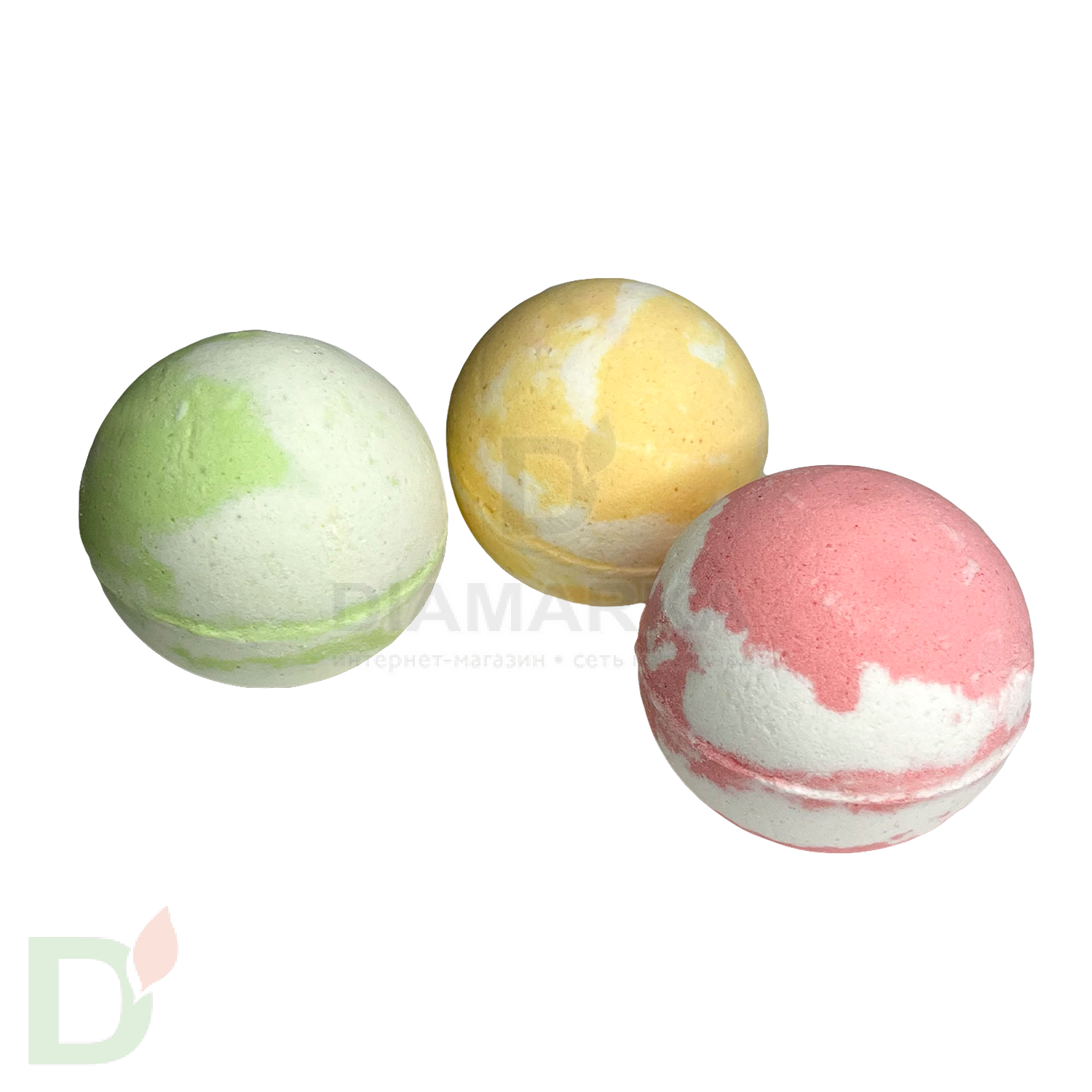 Бокс - Бомбочки для ванны взрослые с разводами (з шт в комплекте) в Санкт-Петербурге