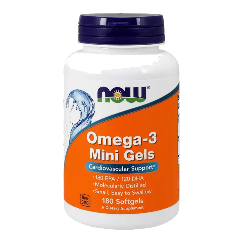 Витамины NOW Омега-3, дополнительный источник ПНЖК, 180EPA/120DHA, 180 шт в Санкт-Петербурге