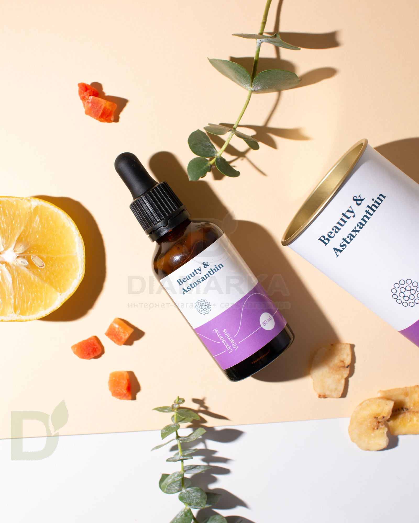 Витамины Liposomal Vitamins Astaxanthin/Астаксантин 50мл флакон в Санкт-Петербурге