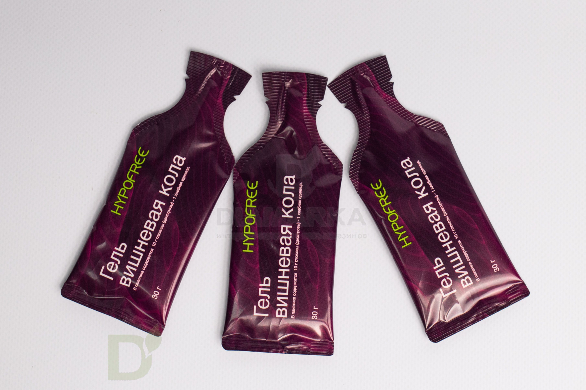 Гель HYPOFREE DIAMARKA 1ХЕ Вишневая Кола, мягкая упаковка, 10 саше по 30мл в Санкт-Петербурге
