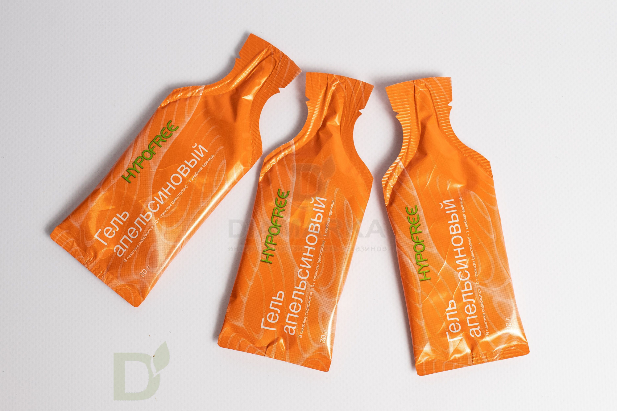 Гель HYPOFREE 1ХЕ Апельсин, мягкая упаковка, 10 саше по 30мл в Санкт-Петербурге