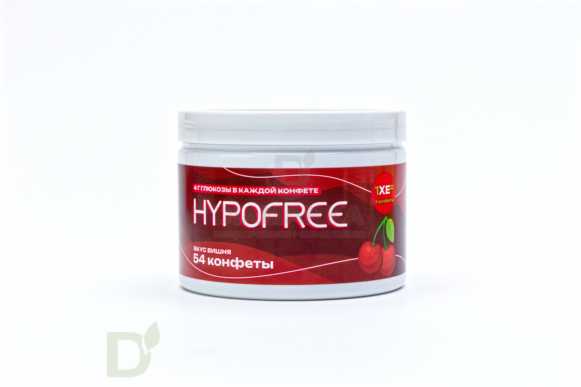 Конфеты таблетированные HYPOFREE 54 шт по 4 гр. Вишня
