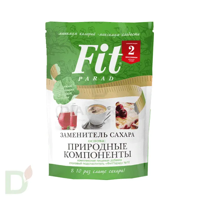 ФитПарад №10 заменитель сахара, дой-пак 200 гр.