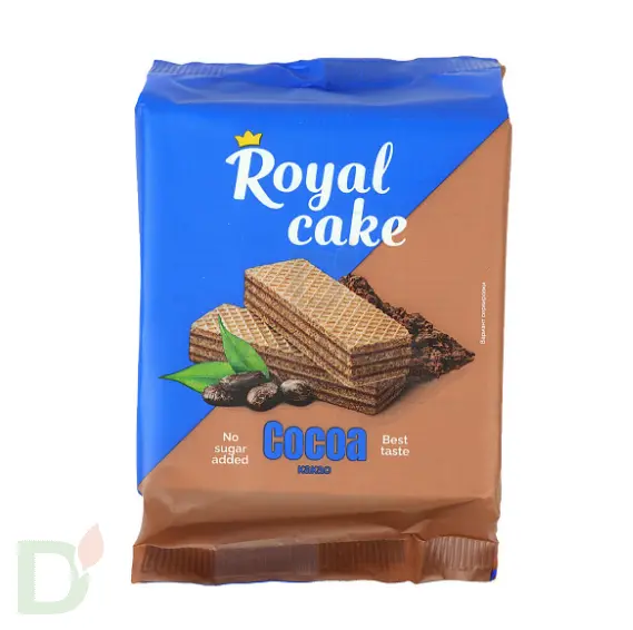 Вафли Royal cake со вкусом «КАКАО» без сахара, 120 г в Санкт-Петербурге