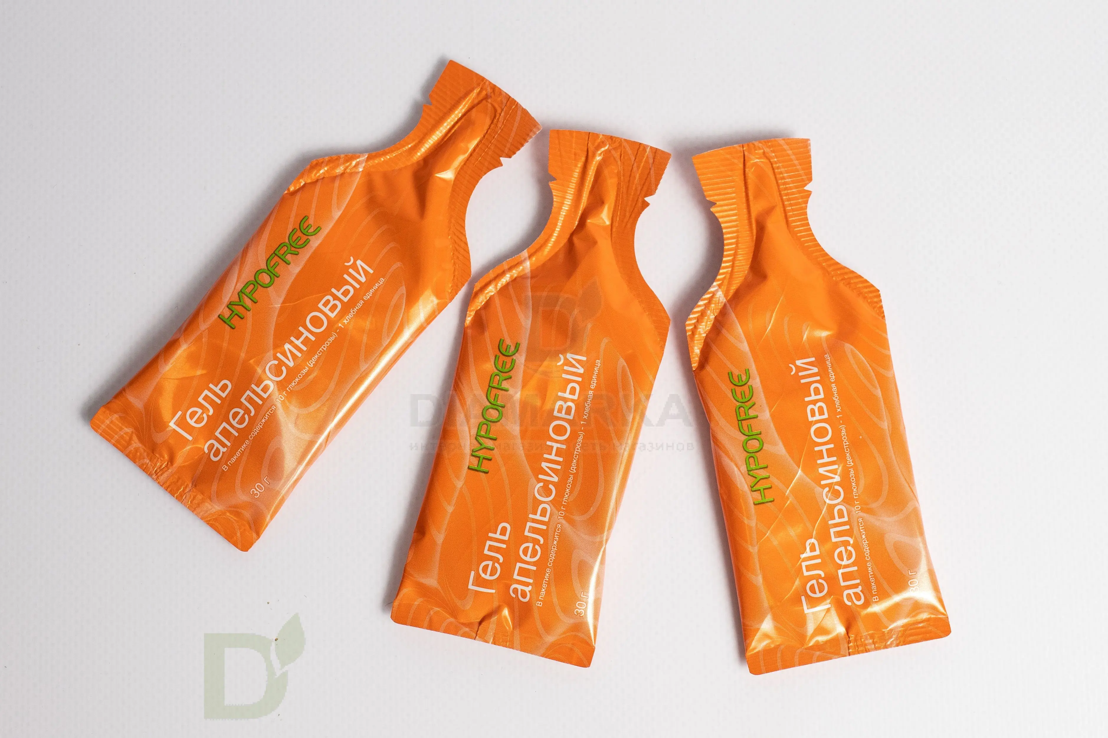 Гель HYPOFREE 1ХЕ Апельсин, мягкая упаковка, 10 саше по 30мл в Санкт-Петербурге
