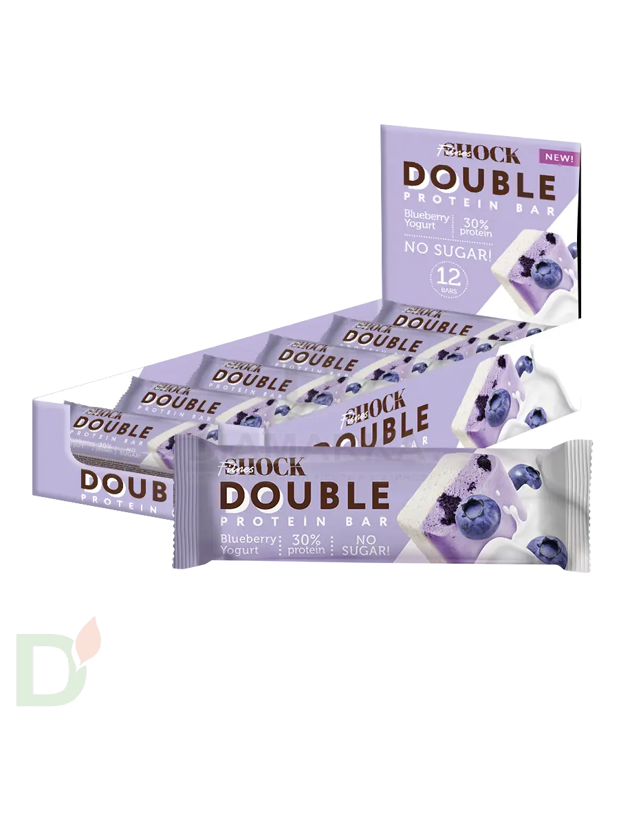 Батончик протеиновый FitnesShock Черничный йогурт 40гр. в Санкт-Петербурге