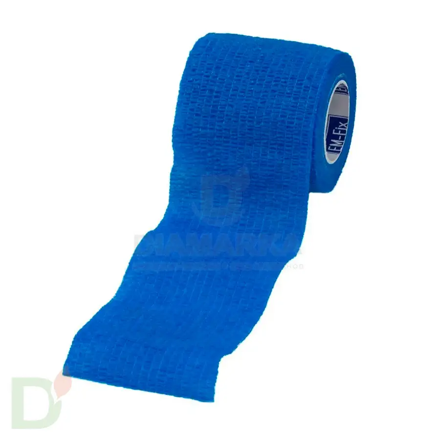 Бинт эластичный когезивный EM-fix krep Синий, 5 см х 4,5 м в Санкт-Петербурге