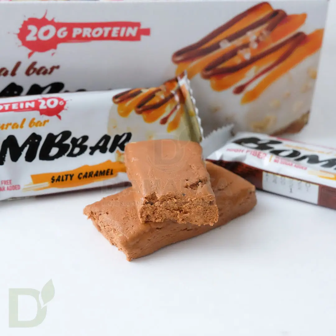 Батончик BOMBBAR Соленая карамель 60 гр. в Санкт-Петербурге