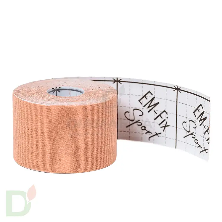 Тейп EM-Fix Sport, 5 см х 5 м, бежевый