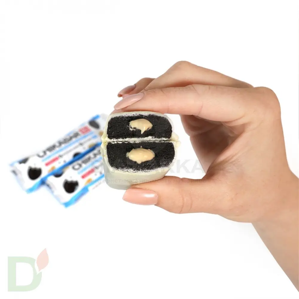 Батончик CHIKALAB глазированный с начинкой Хрустящее печенье 60гр.