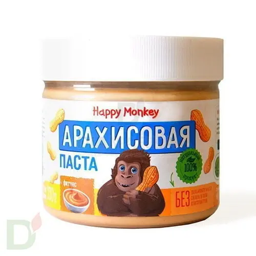 Арахисовая паста Фитнес Happy Monkey