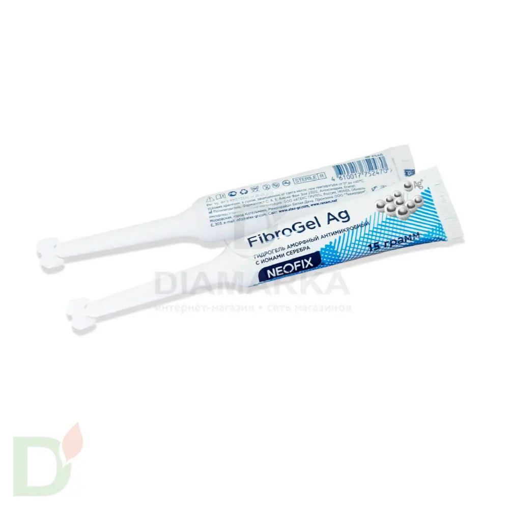 Гидрогель антимикробный NEOFIX FibroGel Fg с ионами серебра 15г в Санкт-Петербурге